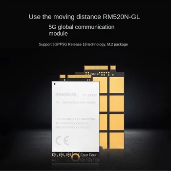 5G Comunicare placă de Expansiune Suporta 4G 3G RM520N-GL Global de Poziționare GNSS Cu carcasa de Metal (SUA) Pentru Raspberry Pi