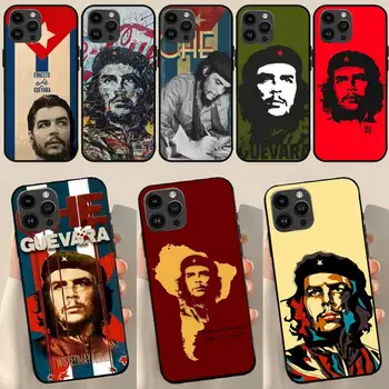 Che Guevara Telefon Caz Pentru iPhone 11 12 Mini 13 14 Pro XS Max X 8 7 Plus SE XR Coajă neagră caz de telefon