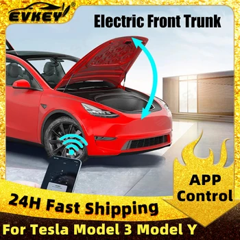 EVKEY Electrice Fata Portbagaj pentru Tesla Model 3 Y Lectric Instalare Capac Față Modificare Upgrade de Electrice Fata Cutie de Rezervă
