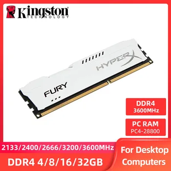 Kingston Memoria RAM DDR4 8GB 16GB 4GB 3600MHz 3200MHz 2666MHz 2400MHz 2133 mhz Desktop Memorie DIMM PC4-25600 21300 1.2 V 288Pins