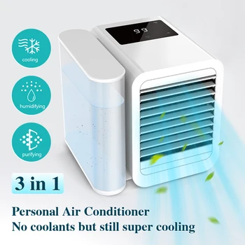 Portabil de Aer Conditionat Mini Usb Cooler Ventilator 1000ml Rezervor de Apă de Răcire Umidificator Pentru Biroul de Acasă Mobil Conditionat